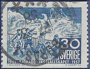 Sweden # 499 1957 Used