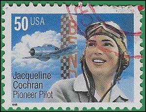 #3066 50c Jacqueline Cochran 1996 Used
