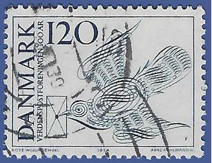 Denmark # 564 1974 Used
