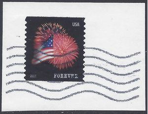 #4868 (49c Forever) Star Spangled Banner Coil Single Used