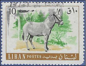 Lebanon #457 1968 Used