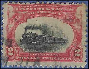 # 295 2c Pan-American Expo. Empire State Express 1901 Used