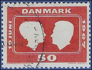 Denmark # 436 1967 Used