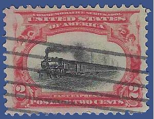 # 295 2c Pan-American Expo. Empire State Express 1901 Used