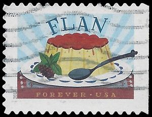 #5193 (49c Forever) Delicioso Flan Booklet Single 2017 Used