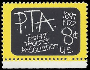#1463 8c 75th Anniversary PTA 1972 Mint NH