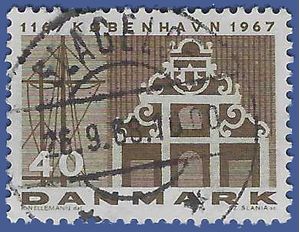 Denmark # 433 1967 Used