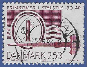 Denmark # 737 1983 Used