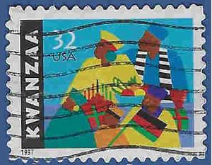 #3175 32c Kwanzaa 1997 Used