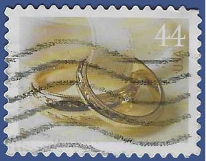 #4397 44c Wedding Rings 2009 Used