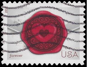 #4741 (46c Forever) Sealed with Love 2013 Used