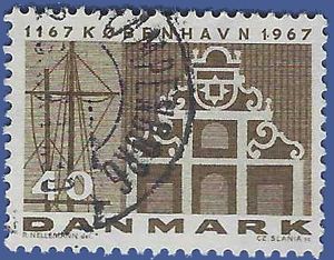 Denmark # 433 1967 Used