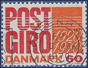 Denmark # 465 1969 Used