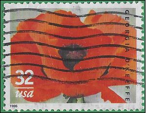 #3069 32c Georgia O'Keeffe 1996 Used