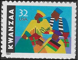 #3175 32c Kwanzaa 1997 Mint NH