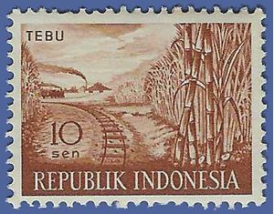 Indonesia # 495 1960 Mint NH Light Edge Tone