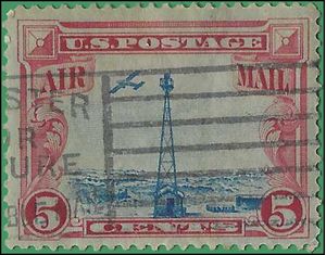Scott C 11 5c Beacon on Rocky Mountains 1928 Used Faults Thin