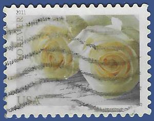 #4520 (44c Forever) Wedding Roses 2011 Used