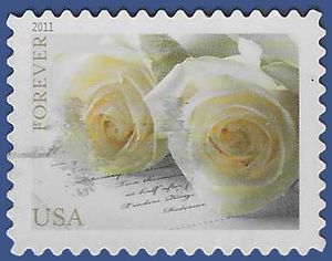 #4520 (44c Forever) Wedding Roses 2011 Used