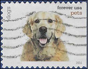 #5125 (47c Forever) Dogs Booklet Single 2016 Used