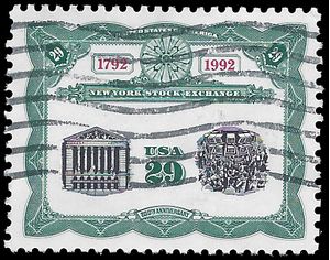 #2630 29c New York Stock Exchange 1992 Used