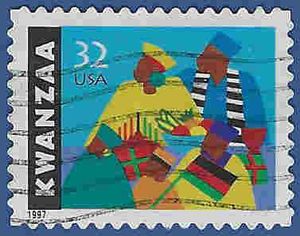 #3175 32c Kwanzaa 1997 Used