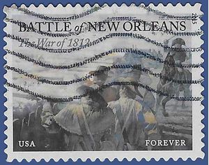 #4952 (49c Forever) Battle of New Orleans 2015 Used