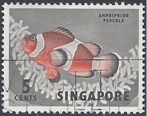 Singapore # 55 1962 Used