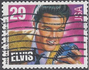 #2721 29c American Music Series Elvis Presley 1993 Used