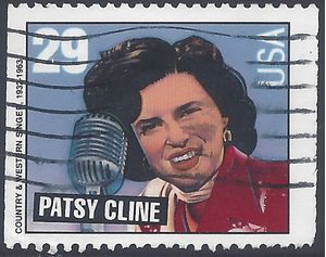 #2777 29c Country & Western Singers Patsy Cline Booklet Single 1993 Used