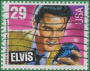 #2721 29c American Music Series Elvis Presley 1993 Used