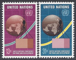 UN New York # 274-275 1976 Mint NH