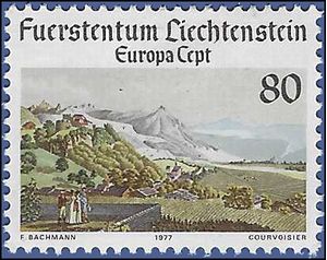 Liechtenstein # 616 1977 Mint H