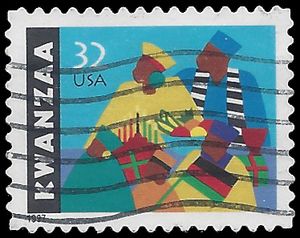 #3175 32c Kwanzaa 1997 Used