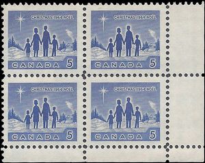 Canada # 435 1964 Used Block of 4