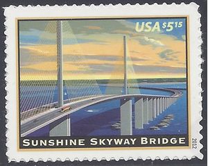 #4649 $5.15 Sunshine Skyway Bridge 2012 Mint NH*