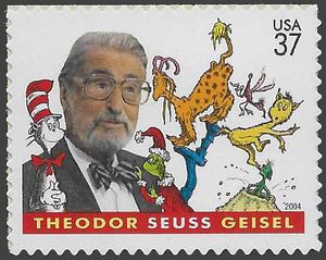 #3835 37c Dr. Seuss Theodore Seuss Geisel 2004 Mint NH