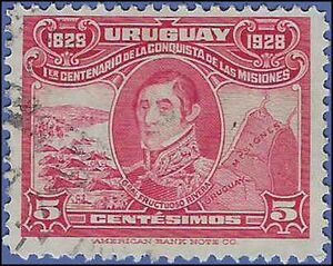 Uruguay # 349 1928 Used