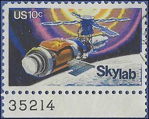 #1529 10c 1st Anniversary Skylab P# 1974 Used