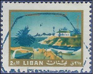 Lebanon #445 1966 Used