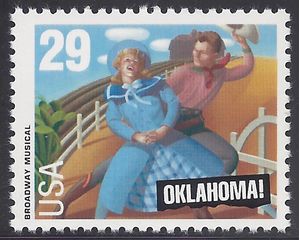 #2722 29c American Music Series Oklahoma 1993 Mint NH
