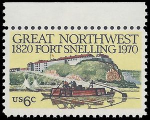 #1409 6c 150th Anniversary Fort Snelling 1970 Mint NH