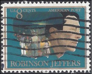 #1485 8c American Arts Robinson Jeffers 1973 Used