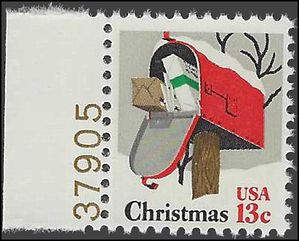 #1730 13c Rural Mailbox 1977 Mint NH