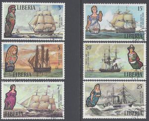 Liberia # 608-613 1972 CTO H Set of 6