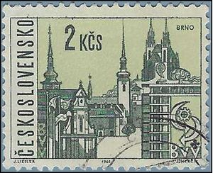 Czechoslovakia #1351 1965 CTO