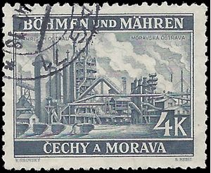 Bohemia and Moravia #36 1940 Used