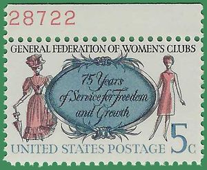 #1316 5c 75th Anniversary Federation of Women's Clubs 1966 Mint NH