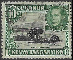 Kenya,Uganda and Tanganyika # 98 1952 Used
