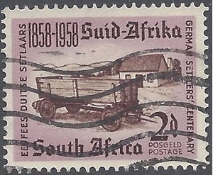 South Africa # 218 1958 Used